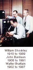 William Shokey, John Bardeen, Walter Brattain